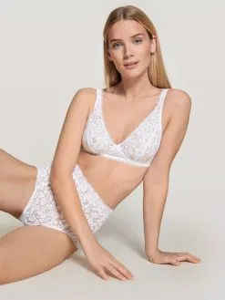Calida Natural Comfort Lace Slip, High Waist Weiss -Unterwäsche Verkäufe Calida Natural Comfort Lace Slip weiss 22856 001 4