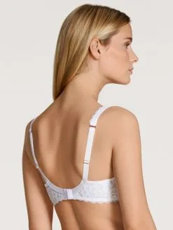 Calida Natural Comfort Lace Spacer-BH Mit Bügel, Komfort Rücken Weiss -Unterwäsche Verkäufe Calida Natural Comfort Lace Spacer BH weiss 03456 001 1