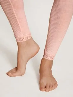 Calida Silky Wool Joy Leggings Aus Wolle-Seide Pale Pink -Unterwäsche Verkäufe Calida Silky Wool Joy Leggings rosa 27592 083 3