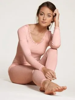 Calida Silky Wool Joy Leggings Aus Wolle-Seide Pale Pink -Unterwäsche Verkäufe Calida Silky Wool Joy Leggings rosa 27592 083 4