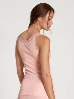 Calida Silky Wool Joy Top Ohne Arm Pale Pink -Unterwäsche Verkäufe Calida Silky Wool Joy Top ohne Arm rosa 12692 083 1