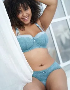 SugarShape BH "Jill" Dusty Green -Unterwäsche Verkäufe sugarshape balconette bh jill dustygreen front editorial single full 1