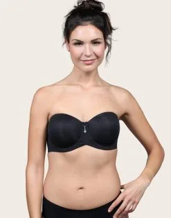 SugarShape BH "Liberty Classic" Black 17 SugarShape BH "Liberty Classic" Black -Unterwäsche Verkäufe sugarshape balconette bh liberty black front packshot model sand single crop 2