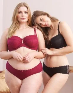 SugarShape BH "Sienna" Black -Unterwäsche Verkäufe sugarshape balconette bh sienna black front editorial double full 1