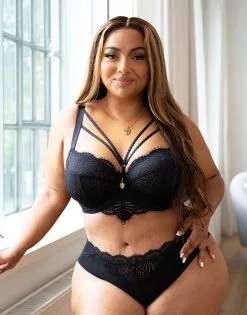 SugarShape Panty "Lola" Black -Unterwäsche Verkäufe sugarshape bh panty lola black front editorial single bhs 90 107 5 hs 120 full 2