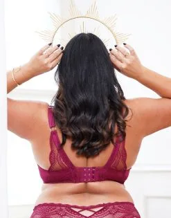 SugarShape BH "Pure Divine" Bordeaux -Unterwäsche Verkäufe sugarshape bh pure divine bordeaux back editorial single bhs 90 115 crop 1