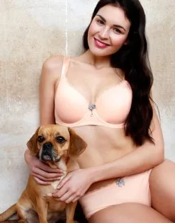 SugarShape BH "Pure" Peach -Unterwäsche Verkäufe sugarshape bh pure peach front editorial single full 1