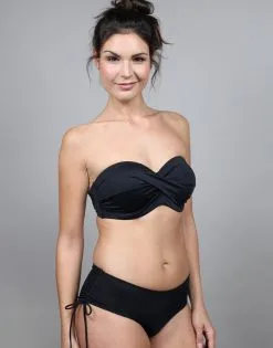 SugarShape Bikini-Panty "Monaco" Black 9 SugarShape Bikini-Panty "Monaco" Black -Unterwäsche Verkäufe sugarshape bikini panty monaco front packshot model darkgrey single full 11