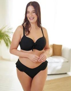 SugarShape Bikini-Slip "Valencia" Black 13 SugarShape Bikini-Slip "Valencia" Black -Unterwäsche Verkäufe sugarshape bikini slip valencia black front editorial single full 1