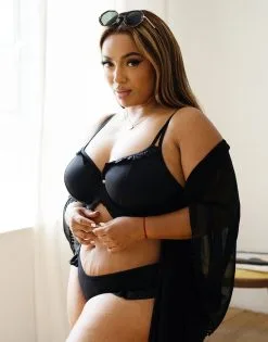 SugarShape Bikini-Top "Valencia" Black -Unterwäsche Verkäufe sugarshape bikini top bikini slip valencia black front editorial single bhs 90 107 5 hs 120 full 5