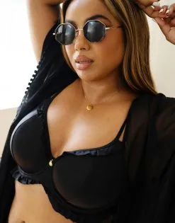 SugarShape Bikini-Top "Valencia" Black -Unterwäsche Verkäufe sugarshape bikini top valencia black front editorial single bhs 90 107 5 crop 5