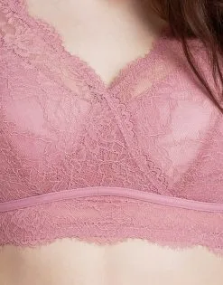 SugarShape Bralette "Emilia" Mauve -Unterwäsche Verkäufe sugarshape bralette emilia mauve detail