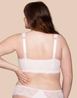 SugarShape Bralette "Sakana" Rosé -Unterwäsche Verkäufe sugarshape bralette sakana rose back editorial single crop 2