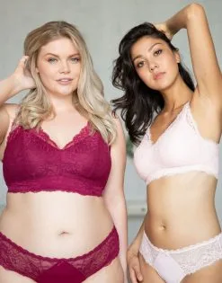 SugarShape Bralette "Sakana" Rosé -Unterwäsche Verkäufe sugarshape bralette sakana rose front editorial double full 1