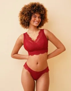 SugarShape String "Emilia" Burgundy -Unterwäsche Verkäufe sugarshape bralette string emilia burgundy front sand single bhs 75 92 5 hs 100 full 2