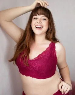 SugarShape Bralette "Suki" Bordeaux -Unterwäsche Verkäufe sugarshape bralette suki bordeaux front editorial single crop 1