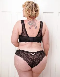 SugarShape Brazilian-Slip "Eliana Satin" Black -Unterwäsche Verkäufe sugarshape brazilian slip eliana satin black back full 1 neu