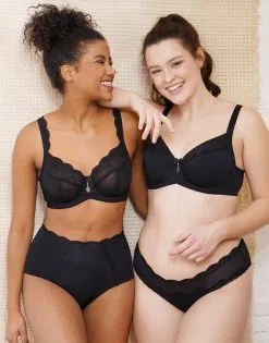 SugarShape BH "Clara Basic" Black -Unterwäsche Verkäufe sugarshape buegel bh clara black front editorial double full 1