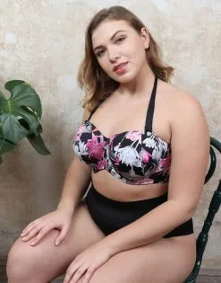 SugarShape Fold-over Bikini-Slip "Monaco" Black 16 SugarShape Fold-over Bikini-Slip "Monaco" Black -Unterwäsche Verkäufe sugarshape fold over bikini slip monaco front editorial single full 2