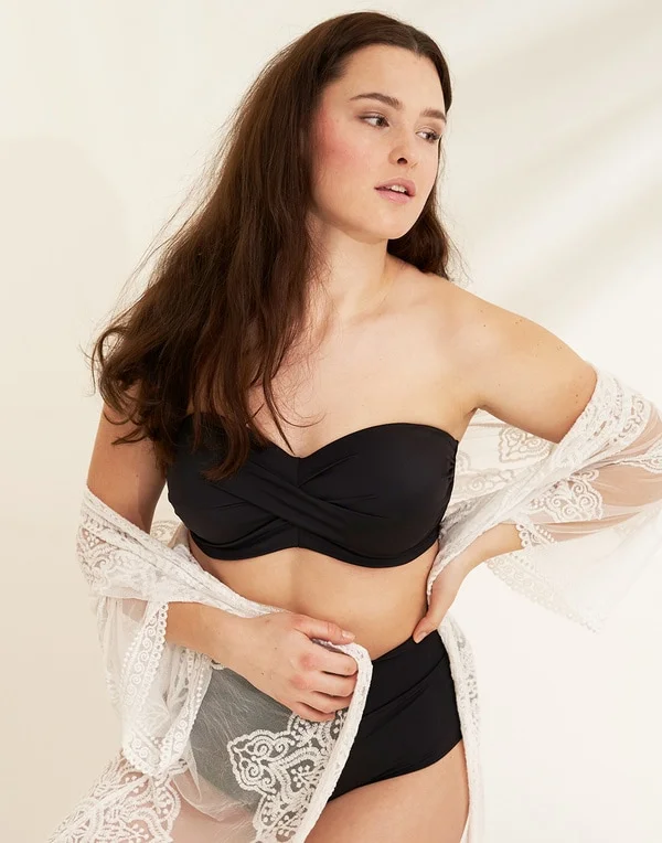 SugarShape Fold-over Bikini-Slip "Monaco" Black 10 SugarShape Fold-over Bikini-Slip "Monaco" Black – Bild 8