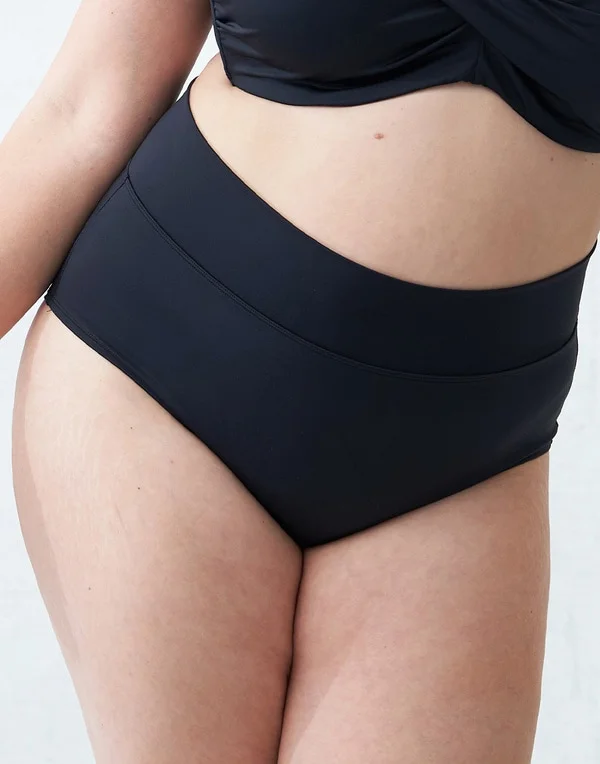 SugarShape Fold-over Bikini-Slip "Monaco" Black 3 SugarShape Fold-over Bikini-Slip "Monaco" Black