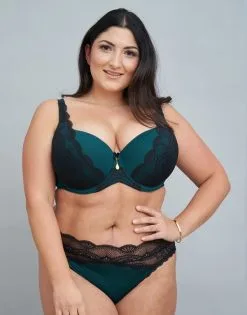 SugarShape High-Panty "Pure Divine" Peacock -Unterwäsche Verkäufe sugarshape high panty pure divine front packshot model grey single full 1