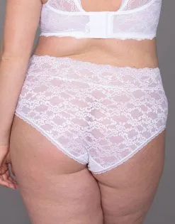 SugarShape High-Panty "Eliana" White -Unterwäsche Verkäufe sugarshape highpanty eliana white back packshot model grey single crop 1