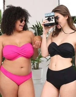 SugarShape Bikini-High-Waist-Panty "Monaco" Black 14 SugarShape Bikini-High-Waist-Panty "Monaco" Black -Unterwäsche Verkäufe sugarshape highwaist panty monaco front editorial double full 1