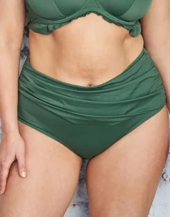 SugarShape Bikini-High-Waist-Panty "Valencia Classic" Olive