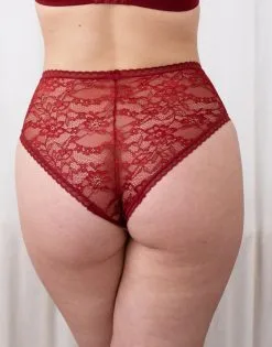 SugarShape High-Panty "Valerie" Burgundy -Unterwäsche Verkäufe sugarshape hp valerie burgundy back editorial single hs 95 crop 1