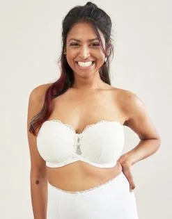 SugarShape BH "Diamond Classic" Ivory -Unterwäsche Verkäufe sugarshape multiway bh diamond ivory front editorial single crop 011