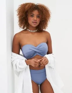 SugarShape Bikini-High-Slip "Monaco" Blue-grey -Unterwäsche Verkäufe sugarshape multiway bikini bikini high slip monaco blue grey front editorial single bhs 75 90 hs 105 full 3