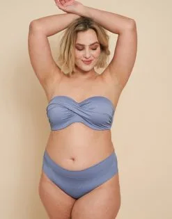 SugarShape Bikini-High-Slip "Monaco" Blue-grey -Unterwäsche Verkäufe sugarshape multiway bikini bikini high slip monaco blue grey front editorial single bhs 80 95 hs 110 full 61
