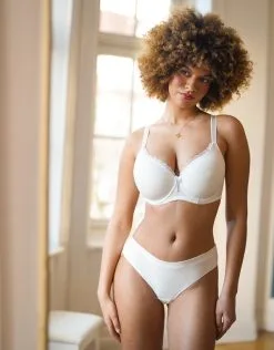 SugarShape String "Cotton Basic" Ivory -Unterwäsche Verkäufe sugarshape panty basic cotton ivory front editorial single full 1