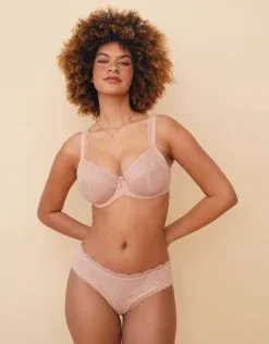 SugarShape Panty "Clara" Apricot -Unterwäsche Verkäufe sugarshape panty clara lace apricot front editorial single hs 100 full 2