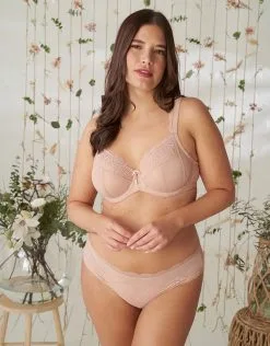 SugarShape Panty "Clara" Apricot -Unterwäsche Verkäufe sugarshape panty clara lace apricot front editorial single hs 105 full 1