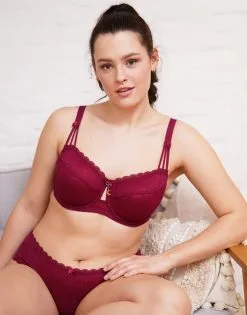 SugarShape Panty "Sienna" Bordeaux -Unterwäsche Verkäufe sugarshape panty sienna bordeaux front editorial single full 1