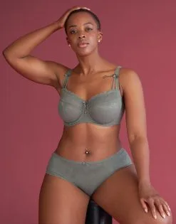 SugarShape Panty "Sienna" Olive -Unterwäsche Verkäufe sugarshape panty sienna olive front editorial single full 2