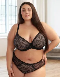 SugarShape Panty "Valerie" Black/beige -Unterwäsche Verkäufe sugarshape plunge bh panty valerie black beige front editorial single bhs 95 117 5 hs 125 full 1