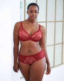 SugarShape BH "Valerie" Burgundy -Unterwäsche Verkäufe sugarshape plunge bh panty valerie burgundy front editorial single bhs 75 92 5 hs 105 full 3