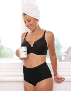 SugarShape High-Waist-Panty "Pure Basic" Black -Unterwäsche Verkäufe sugarshape pure basic black editorial virginia