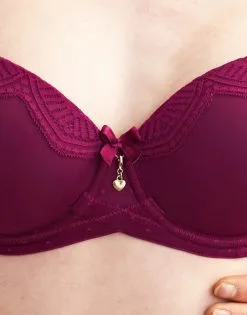 SugarShape Schalen-BH "Clara" Bordeaux -Unterwäsche Verkäufe sugarshape schalen bh clara bordeaux detail 1