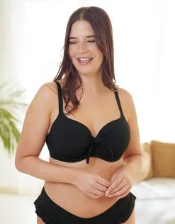 SugarShape Schalen-Bikini-Top "Valencia" Black 16 SugarShape Schalen-Bikini-Top "Valencia" Black -Unterwäsche Verkäufe sugarshape schalen bikini top valencia black front editorial single crop 11
