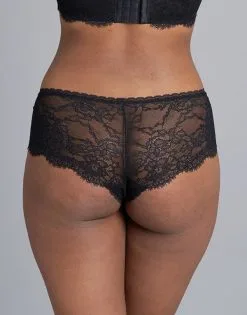 SugarShape Panty "Emilia" Black -Unterwäsche Verkäufe sugarshape shop bh emilia panty black back