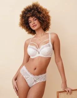 SugarShape String "Eliana Satin" Powder -Unterwäsche Verkäufe sugarshape slip eliana satin powder front editorial single full 1