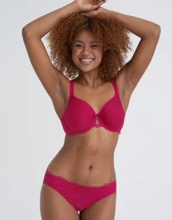 SugarShape Slip "Lucy" Raspberry -Unterwäsche Verkäufe sugarshape slip spacer bh lucy raspberry front editorial single bhs 75 90 hs 105 full 1