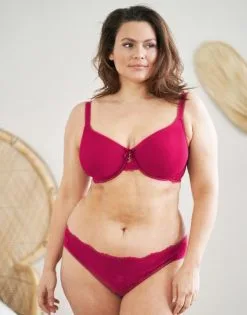 SugarShape Slip "Lucy" Raspberry -Unterwäsche Verkäufe sugarshape slip spacer bh lucy raspberry front editorial single bhs 85 102 5 hs 120 full 2
