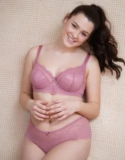 SugarShape BH "Emilia" Mauve 11 SugarShape BH "Emilia" Mauve -Unterwäsche Verkäufe sugarshape spitzen bh panty emilia mauve front editorial single bhs 75 90 hs 115 full 1