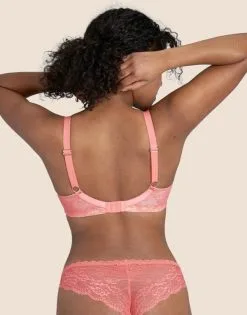 SugarShape BH "Sienna" Coral -Unterwäsche Verkäufe sugarshape spitzen bh sienna coral back packshot model sand single bhs 75 90 crop 1