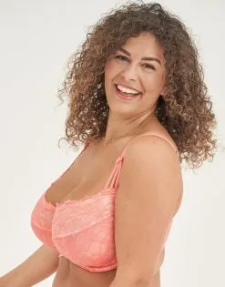 SugarShape BH "Sienna" Coral -Unterwäsche Verkäufe sugarshape spitzen bh sienna coral front editorial single bhs 85 107 5 crop 3